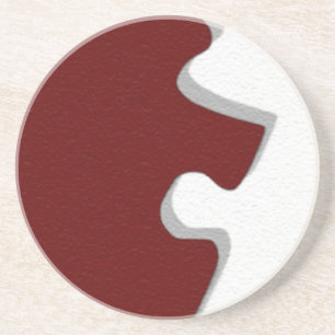 Porta-copos De Arenito Pasta Vermelha