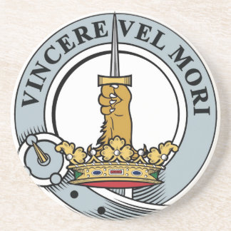 Porta-copos De Arenito Peso de papel da crista de MacDowall