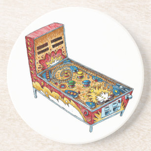 Porta-copos De Arenito Pinball