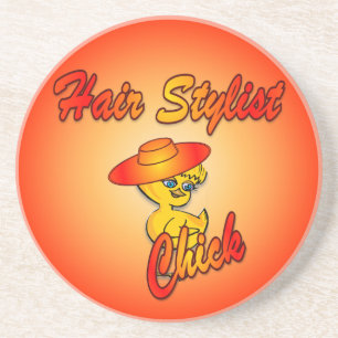 Porta-copos De Arenito Pintinho Hair Stylist nº 5