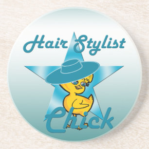 Porta-copos De Arenito Pintinho Hair Stylist nº 7