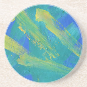 Porta-copos De Arenito Pintura 73 sobre uma estrela