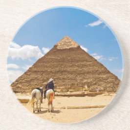 Porta-copos De Arenito Pirâmide