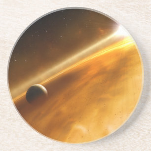 Porta-copos De Arenito Planeta Fomalhaut B Orbitando Estrela