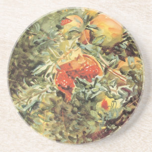 Porta-copos De Arenito Pomegranatos II por John Singer Sargent