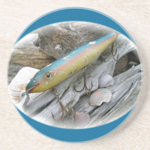 Porta-copos De Arenito Ponto Jude Cape Codder Vintage — Escuro de pesca