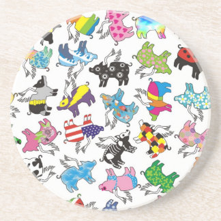 Porta-copos De Arenito porcos do vôo