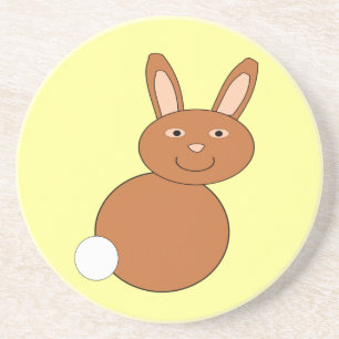 Porta-copos De Arenito Portas copos Bunny Felzs pascoa