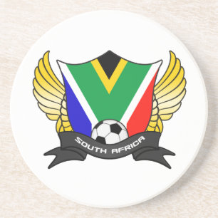 Porta-copos De Arenito Portas copos de futebol da África do Sul