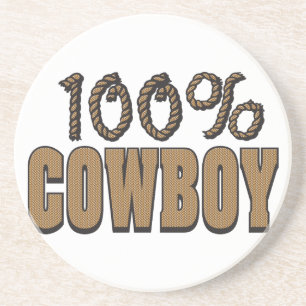 Porta-copos De Arenito Portas copos de Rodeio de Cavalo de Cowboy Ocident