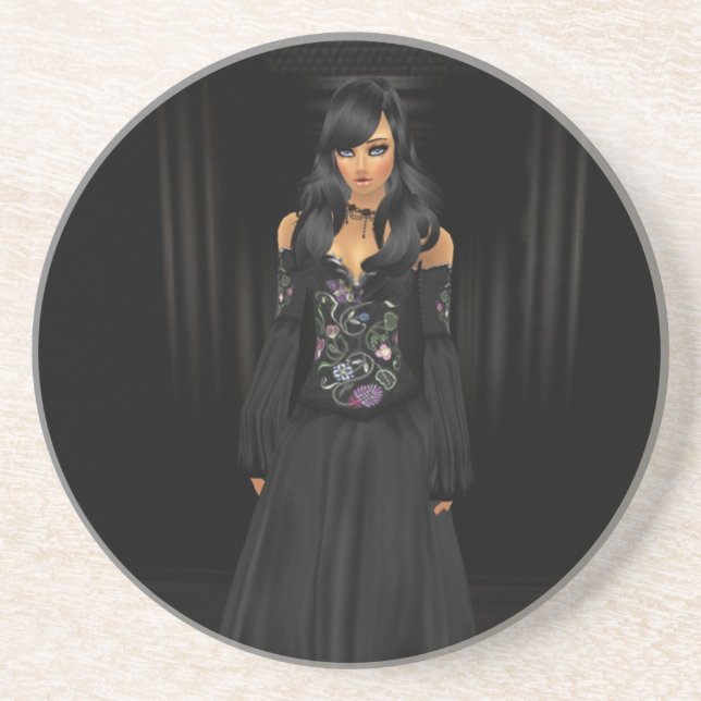 Porta-copos De Arenito Portas copos de vampiro (Frente)