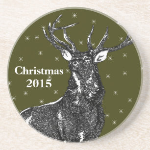 Porta-copos De Arenito Portas copos do Buck Verde, Preferencialmente caça