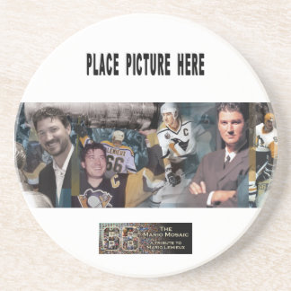 Porta-copos De Arenito Portas copos do mosaico de Mario com foto