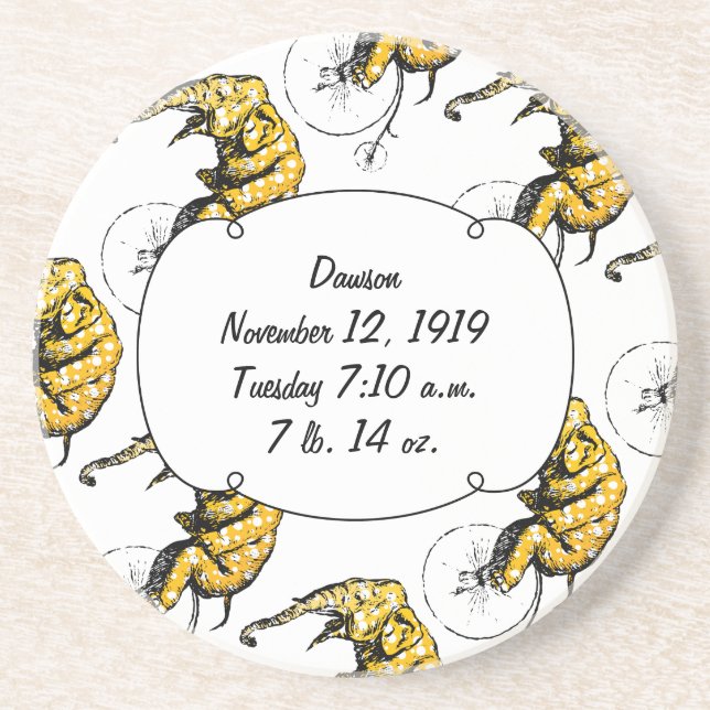 Porta-copos De Arenito Presentes de elefante de circo (Frente)