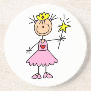 Porta-copos De Arenito Princesa com Wand