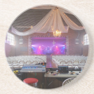 Porta-copos De Arenito Pronto para um concerto