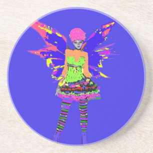 Porta-copos De Arenito Punk Rock Fairy
