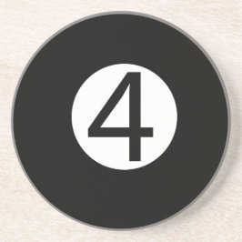 Porta-copos De Arenito Quatro Portas copos