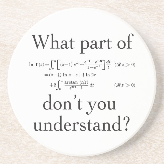 Porta-copos De Arenito Que parte… (Frente)