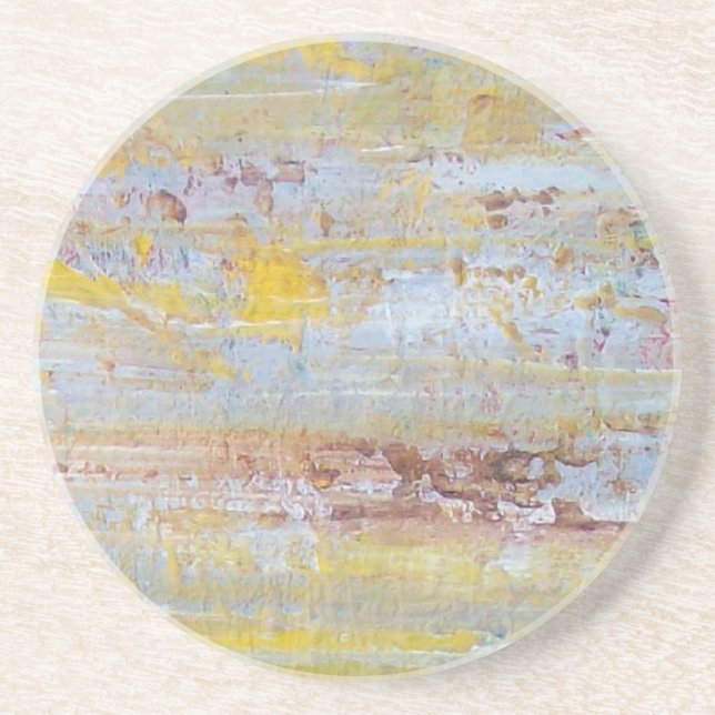 Porta-copos De Arenito Queda adiantada (Frente)