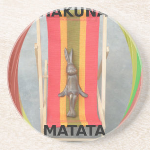 Porta-copos De Arenito Relaxando o Design de Trabalho de arte de vetor de