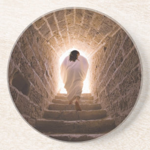 Porta-copos De Arenito Ressurreição do Jesus Cristo
