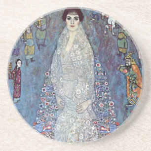 Porta-copos De Arenito Retrato Baronesa Elisabeth Bacchofen Echt, Klimt