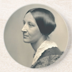 Porta-copos De Arenito Retrato de Susan Brownell Anthony 1850