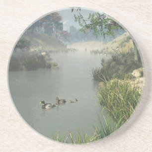 Porta-copos De Arenito Rio Lazy