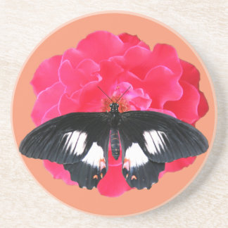 Porta-copos De Arenito Rosa e Swallowtail