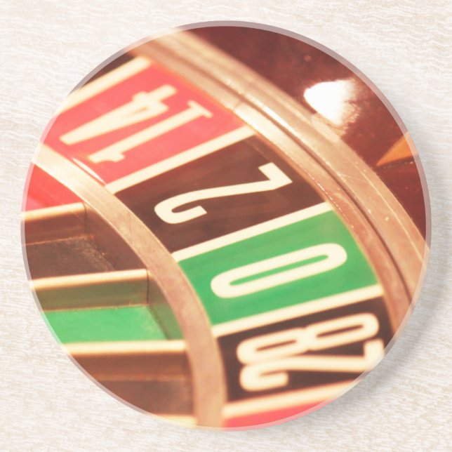 Porta-copos De Arenito Roulette Wheel (Frente)