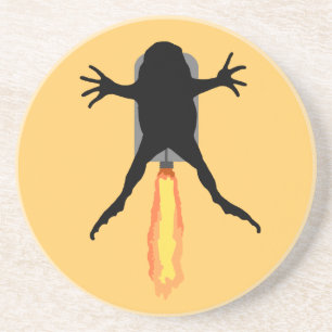 Porta-copos De Arenito Sapo do foguete