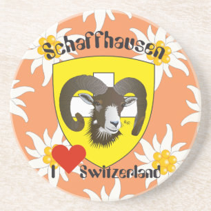 Porta-copos De Arenito Schaffhausen - Suíça Suisse - Svizzera