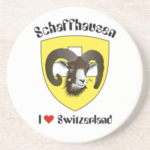 Porta-copos De Arenito Schaffhausen Suíça tampa de cerveja