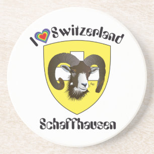 Porta-copos De Arenito Schaffhausen Suíça tampa de cerveja
