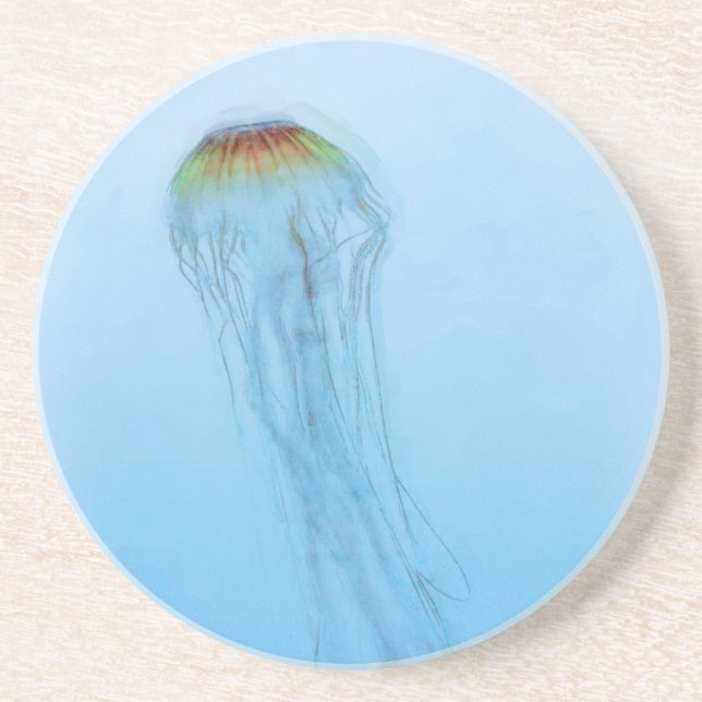 Porta-copos De Arenito Sea Nettle (Frente)