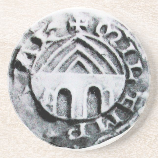 PORTA-COPOS DE ARENITO SELO DO MODELO KNIGHTS (Frente)