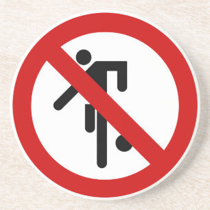 Porta-copos De Arenito SEM Ball Games ⚠ Tailandês Park Sinal ⚠