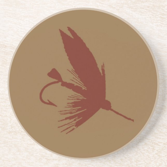 Porta-copos De Arenito Sem Vida Sem Pesca (Frente)