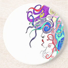 Porta-copos De Arenito Senhora da vida