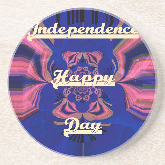 Porta-copos De Arenito Senhora Elegante Retrato: Uma Trabalho de arte Col (Frente)