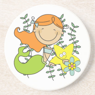 Porta-copos De Arenito Sereia do Redhead