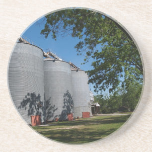 Porta-copos De Arenito Série Fazenda — Silos em GA