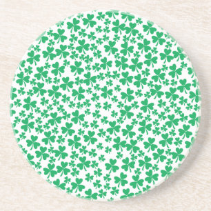 Porta-copos De Arenito Shamrocks for St Patrick's Day