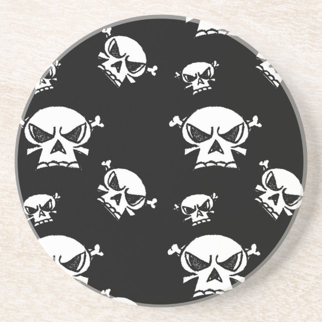 Porta-copos De Arenito Skull Boys (Frente)