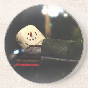 Porta-copos De Arenito S'mores Dormindo Bag Natal