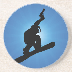Porta-copos De Arenito Snowboard Outlaw