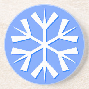 Porta-copos De Arenito Snowflake