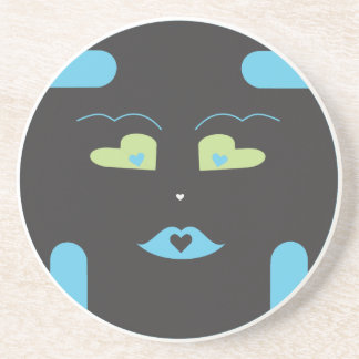 Porta-copos De Arenito Sponap preto Coaster.ai