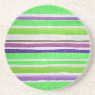 Porta copos de arenito Striped, de várias cores
